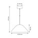 AIRAM Enna Taklampe med diffusor, E27 Stål 43,4cm