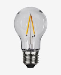 Star Trading LED-pære E27 A60 1W 2200K 80lm PC Cover Filament