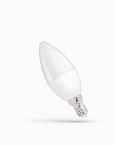 Spectrum LED LED Kronepære E27 4W/840 340lm 230V Opal