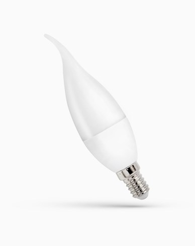 Spectrum LED LED Kronljuslampa E14 4W/840 340lm 230V Opal