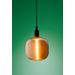 AIRAM Unna LED-pendelarmatur Amber E27 Svart ledning