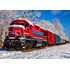 1500 bitar - Red Train In The Snow