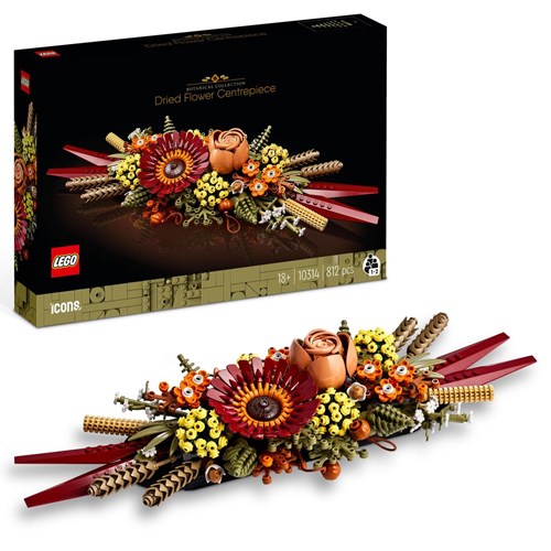 Lego Botanicals, Prydnad med torkade blommor