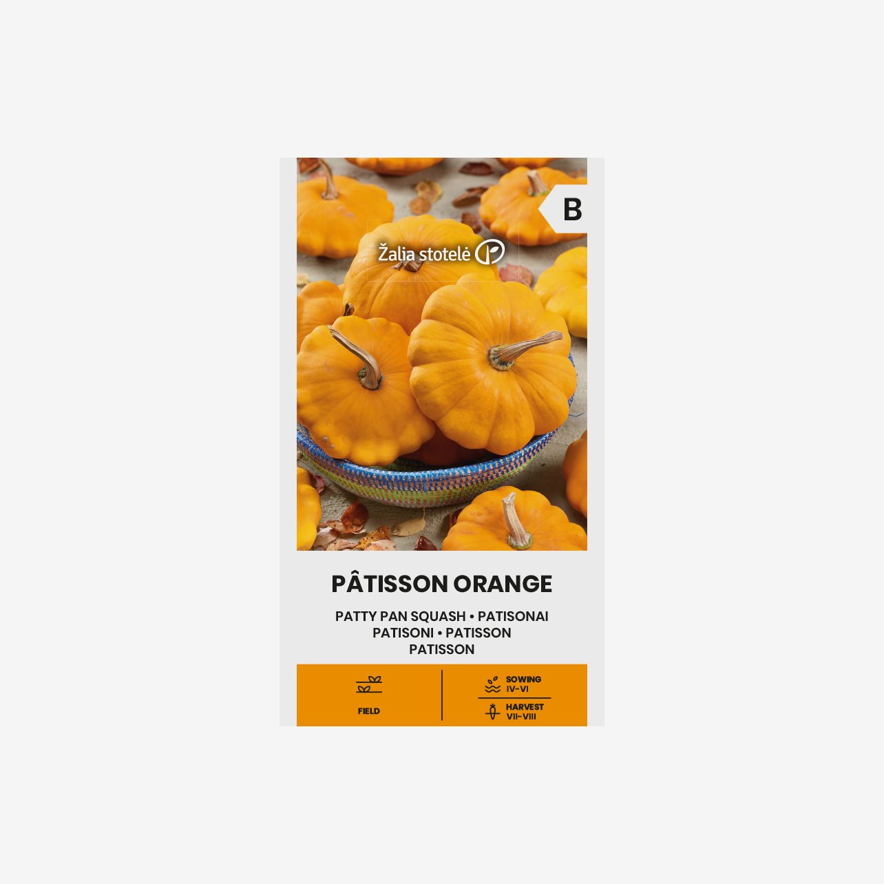 Fr er Squash Patisson Orange