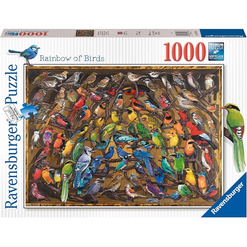 1000 bitar - Rainbow of birds