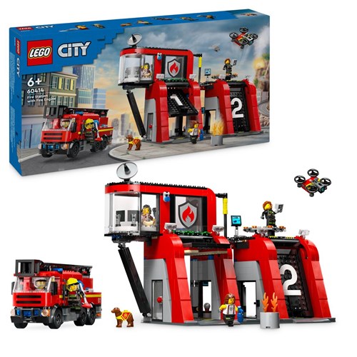 Lego city, Brandstation med brandbil