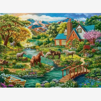 2000 bitar - Idyllic house with horses