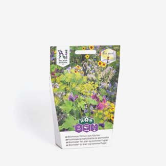 Blomsterblandning, Blommor för bin och fjärilar