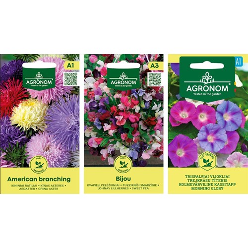 3 Fina blommor