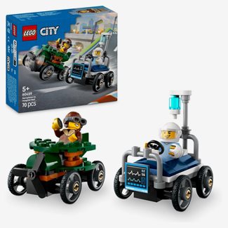 Lego city, Flygplan mot sjukhussäng - racingpaket