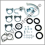 Exhaust fitting kit, 140E/F -'73 +164 B30/B30A