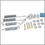 Fitting kit brake shoes, Girling B18 (w. return springs for shoes)   (Q503)
