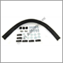 Fitting kit Amazon front wing, genuine (with rubber strip)