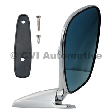 Door mirror, blue-tinted flat LH/RH (affixed via screws outside)