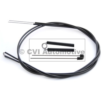 Choke cable (complete), twin carbs - We ship worldwide!