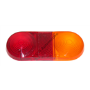 Taillamp lens, P1800 (red/amber)