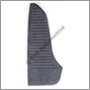 Rubber stone guard rear wing, PV LH (Volvo genuine)