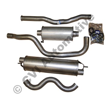 Exhaust 1/2 kit 240 turbo 81-85 (not USA) (swedish-made non-genuine)