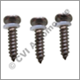 Screw front corner lens 240 '81- NB. Sold in units of 1, not 3