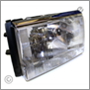 Headlamp complete 240 86-93 USA LH (Volvo genuine -  to order only)