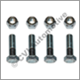 Bolt kit prop flange type 1310 (50.8 mm) (1800E/ES/140E  B20E, 164/240/740)