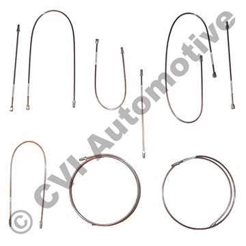 Bromsrörssats Az B18 Girling '66-'68 (för bilar med reduceringsventil)