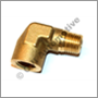 Elbow union oil pressure hose