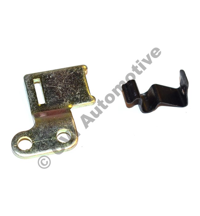Bracket kit for choke cable, Stromberg (bracket + clamp 237284) We