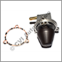 Float lid assembly B18 SU HS6, front (includes float & gasket)