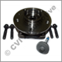 Wheel hub/bearing rear, XC90 (03-14), LH/RH (SKF)