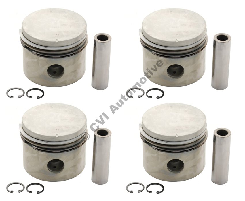 Piston Set With Rings, B18 +030" (NB! Kit With 4 Pistons) - We Ship ...