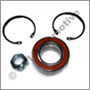Wheel bearing kit front, Saab 99 1982-84, Saab 90 + Saab 900 (-1993)