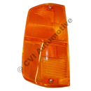 Flasher lens, 240 75-80 USA RH (for Hella lamps only)