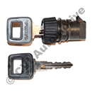 Glove box lock, 240 '86-'89