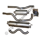 Exhaust 1/2 kit 240 turbo 81-85 (not USA) (swedish-made non-genuine)