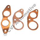 Manifold gasket set in copper for Volvo B16 engine