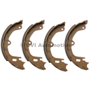 Handbrake shoe set, 1967-72 (142/144/145/164/1800E/ES)