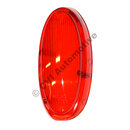 Tail lamp lens, Amazon -1962 (all-red) (NB! Does not fit model years '63-'70)