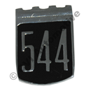 "544" shield badge, 1965-'66