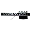 Emblem "Volvo 144" on front wing (B20A 71-72)