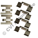 Fitting kit front brake pads 700/900/S90/V90 Girling (740/780 91-92 900/SV90 -98)