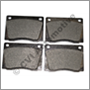 Brake pad set, Amazon/1800 (B18) (for competition use only)
