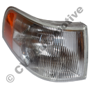 Corner lamp 960 '95-/S90/V90 USA, RH (white with yellow reflex - Volvo genuine)