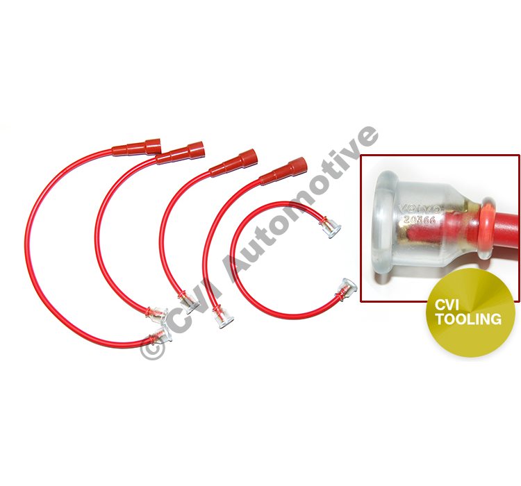 Ignition lead set, B16/B18 (Bosch straight plug caps) (OE style also