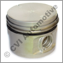 Piston B20/B30 0.381 mm '74- (+015) +B19A/E    (Mahle -24 mm pin)