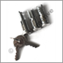 Lock set (OE), Amazon wagon P220 (Wilmot Breeden original)