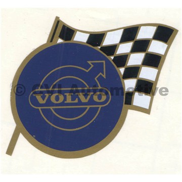 Dekal export Volvo 544, Amazon (checker flagga)