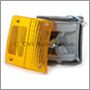 Flasher lamp 140 73-74 USA RH (HELLA) (Volvo/Hella genuine)
