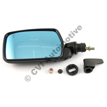 Door mirror 200 LHD 80-85 manual LH (wide-angled glass)