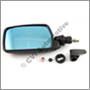Door mirror 200 LHD 80-85 manual LH (wide-angled glass)